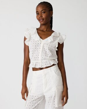 Mayra Top White