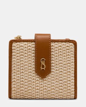 Jem Straw Wallet Light Natural