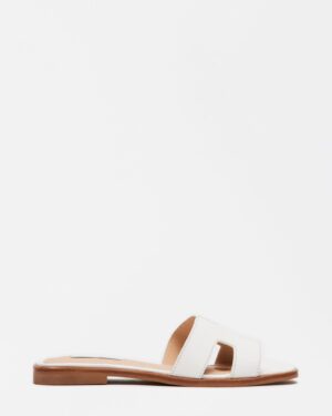 Hadyn White Leather