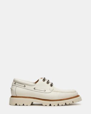 Victor White Leather