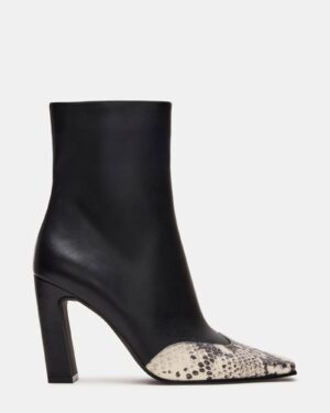 Lyle Black Leather With Snake
